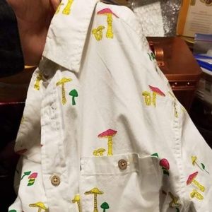 Brand new mushroom button up